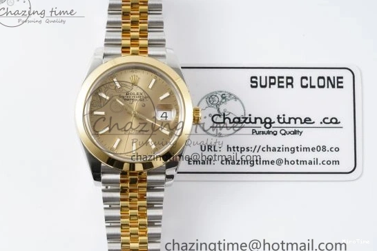 MiroTime 0124 Breathable DateJust 41 SS YG Polished Bezel KING 1:1 Best Edition 904L Steel YG Dial on Jubilee Bracelet VR 2221